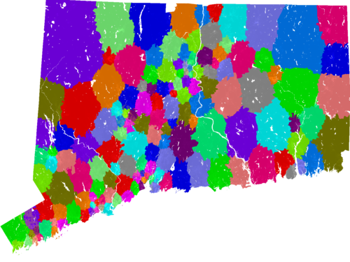 Connecticut House of Representatives congressional district map, current