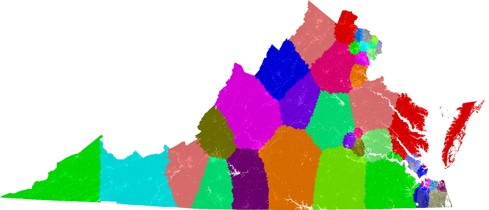 Virginia New District Map