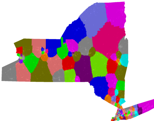 New York Assembly congressional district map, current